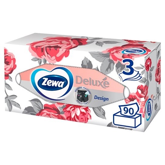 ZEWA kosmetic. kapesníčky 3Vr. box 90ks - Papírová hygiena Kosmetické kapesníčky box